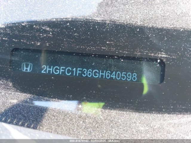2HGFC1F36GH640598 Honda Civic Ex-t