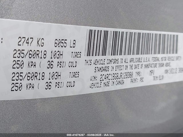 Chrysler Pacifica Touring L 2018 2C4RC1BG8JR128380 Image 9