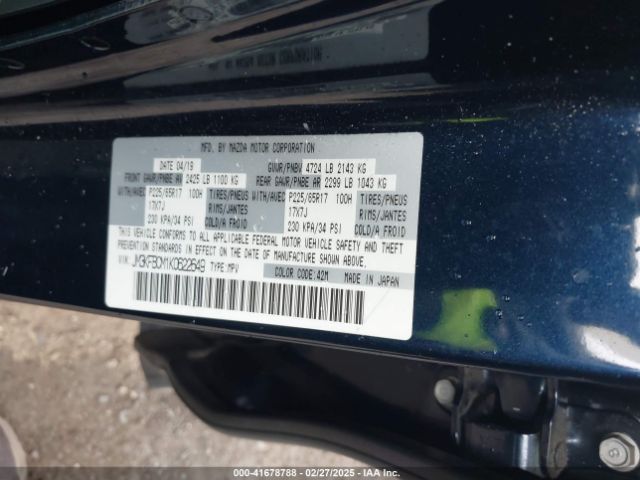 JM3KFBCM1K0622649 Mazda Cx-5 Touring