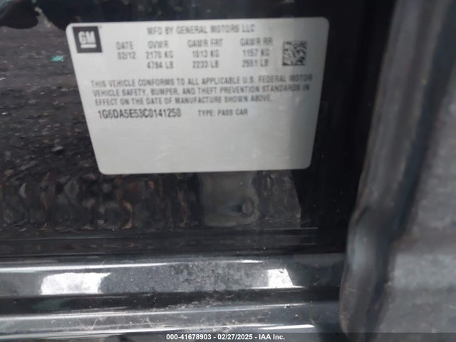 2012 CADILLAC CTS 1G6DA5E53C0141250 Photo 8