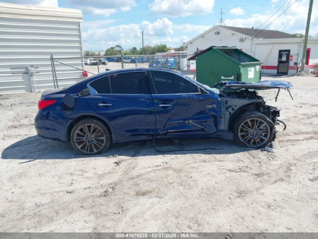 JN1FV7AR9GM451838 Infiniti Q50 3.0t Red Sport 400
