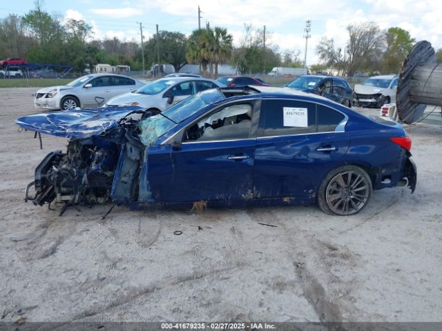 JN1FV7AR9GM451838 Infiniti Q50 3.0t Red Sport 400