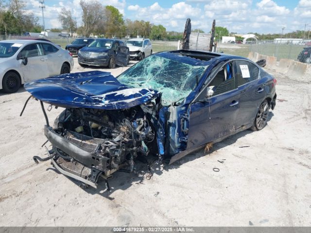 JN1FV7AR9GM451838 Infiniti Q50 3.0t Red Sport 400
