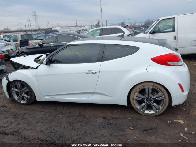 KMHTC6AD7EU201432 Hyundai Veloster Base W/gray