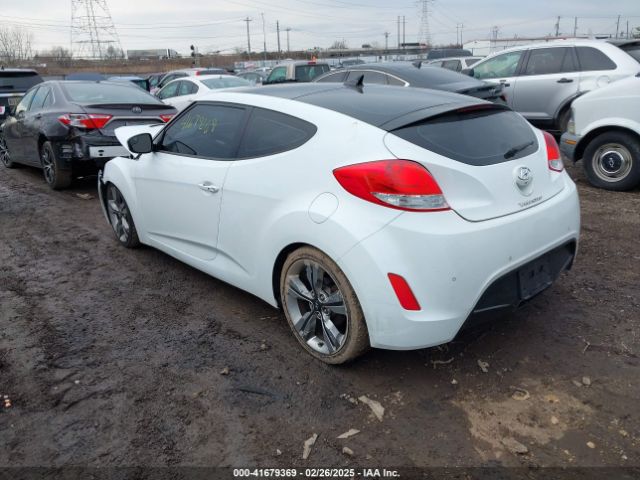 KMHTC6AD7EU201432 Hyundai Veloster Base W/gray
