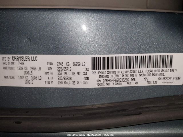 2008 CHRYSLER TOWN & COUNTRY 2A8HR54P68R839206 Photo 8