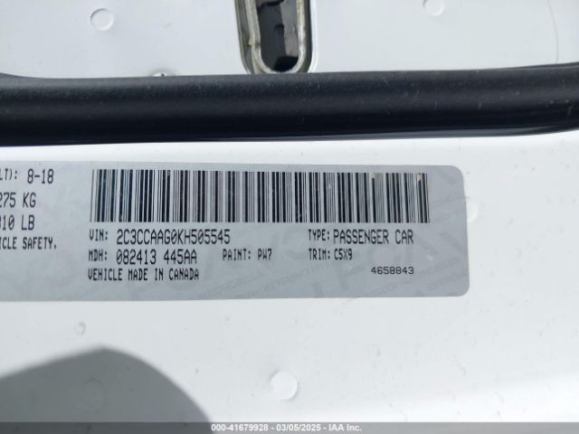 2C3CCAAG0KH505545 Chrysler 300 Touring