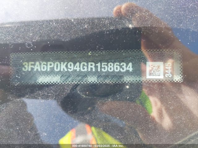 3FA6P0K94GR158634 Ford Fusion Titanium