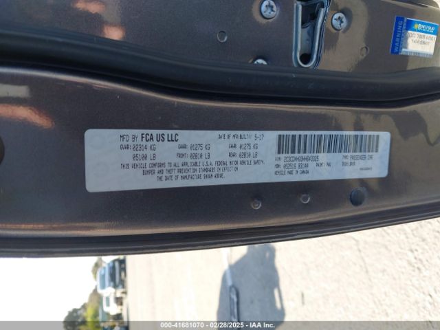 2C3CDXHG9HH643325 Dodge Charger Sxt Rwd