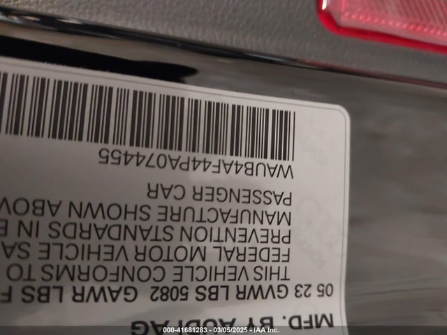 2023 AUDI S4 WAUB4AF44PA074455 Photo 8