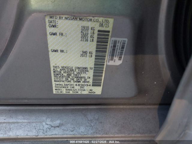 1N4AL3AP3FC489094 Nissan 2015