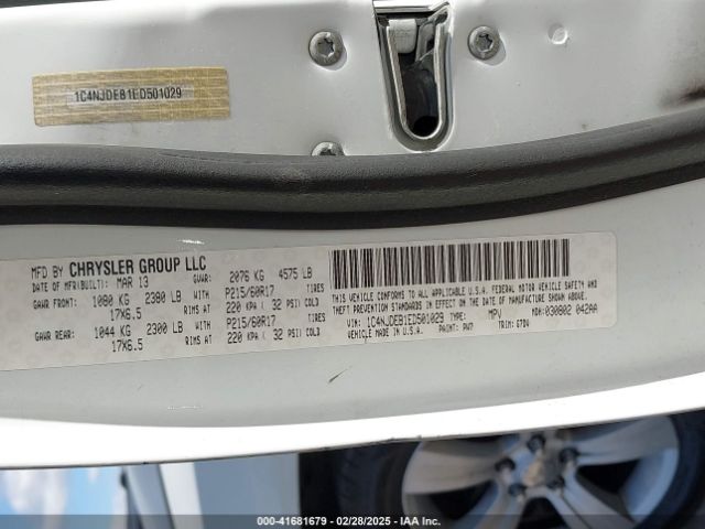 1C4NJDEB1ED501029 Jeep Compass Latitude