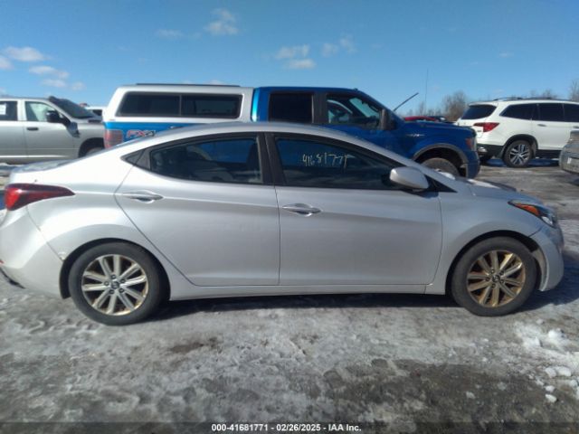 KMHDH4AE0GU576018 Hyundai ELANTRA SE