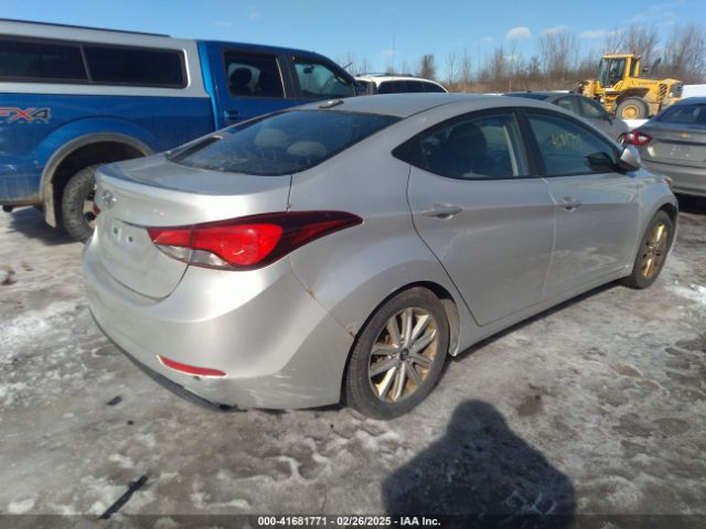 KMHDH4AE0GU576018 Hyundai ELANTRA SE