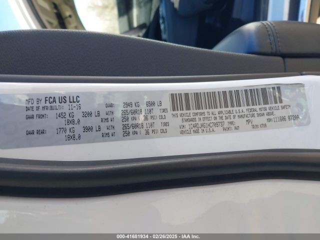 2017 DODGE DURANGO 1C4RDJAG1HC709737 Photo 8