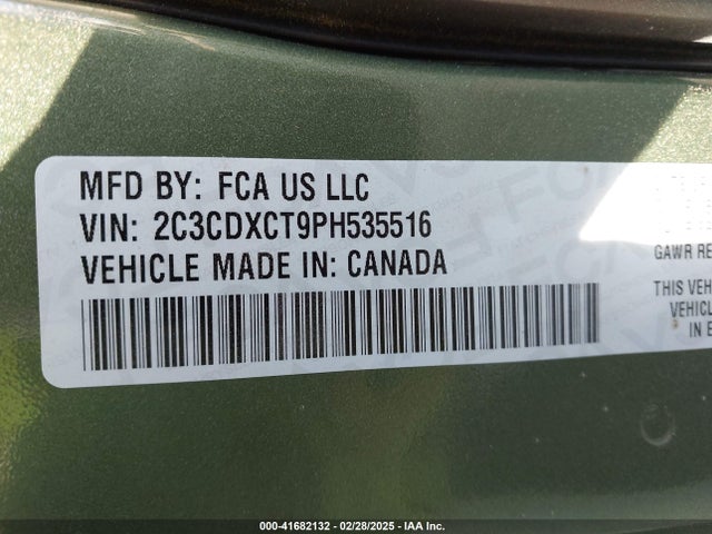 2C3CDXCT9PH535516 Dodge CHARGER R/T