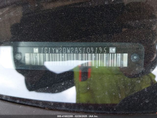 2010 CHEVROLET CORVETTE 1G1YW2DW2A5109195 Photo 8