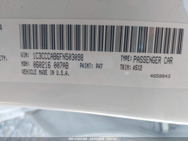 Chrysler 200 Limited 2015 1C3CCCAB6FN503098 Image 9