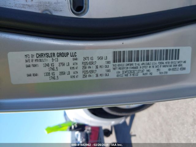 3C4PDCBG3ET127107 Dodge Journey Sxt