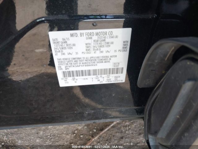 2FMTK3APXFBB60023 Ford EDGE SPORT