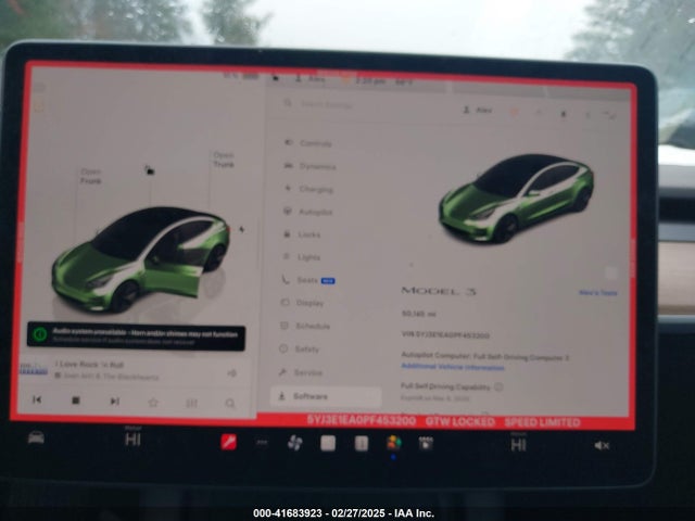 5YJ3E1EA0PF453200 Tesla 2023