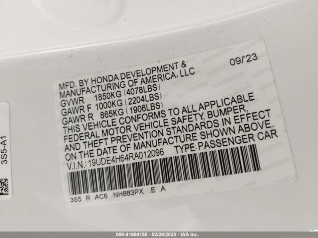 2024 ACURA INTEGRA 19UDE4H64RA012096 Photo 8