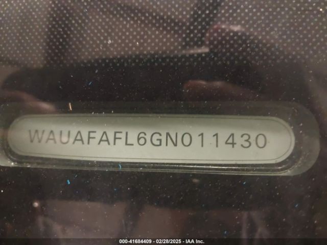 WAUAFAFL6GN011430 Audi A4 2.0t Premium