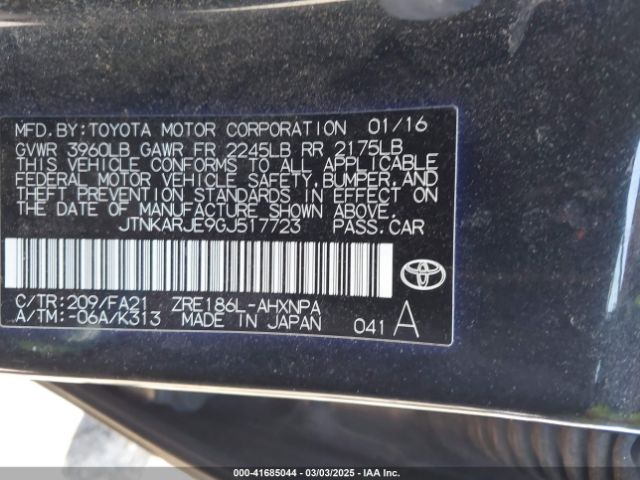 JTNKARJE9GJ517723 Scion IM