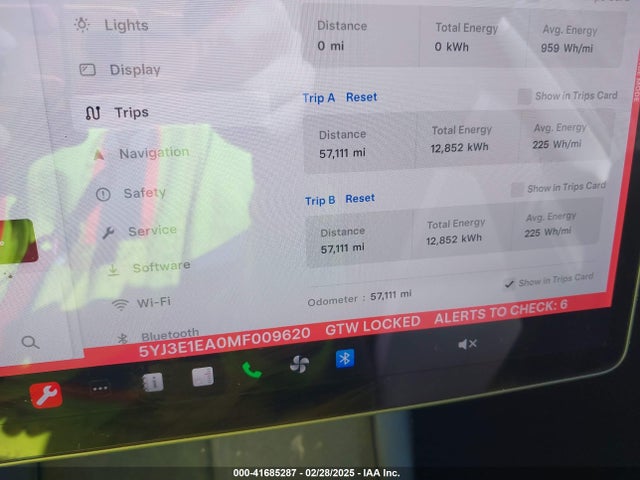 2021 TESLA MODEL 3 5YJ3E1EA0MF009620 Photo 6