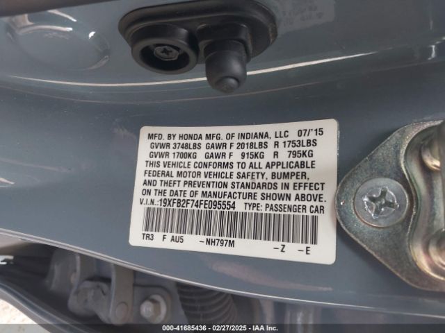 19XFB2F74FE095554 Honda CIVIC SE