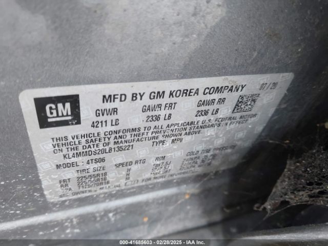 2020 BUICK ENCORE GX KL4MMDS20LB135221 Photo 8