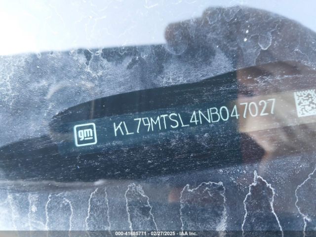 KL79MTSL4NB047027 Chevrolet Trailblazer Fwd Rs
