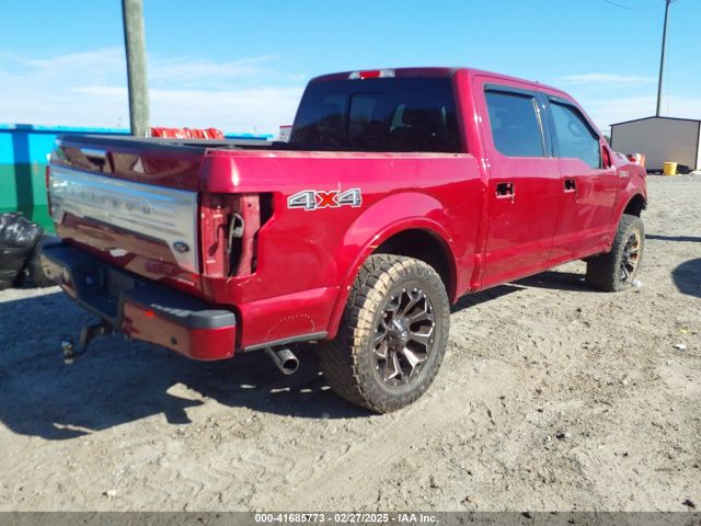 1FTEW1E44KFC31845 Ford F-150 Platinum
