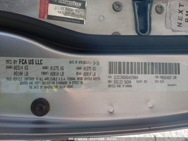2C3CCABG8GH229864 Chrysler 300