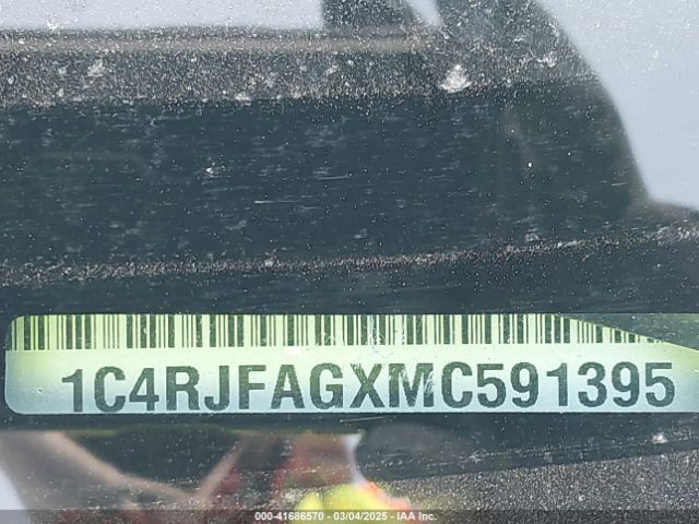 1C4RJFAGXMC591395 Jeep Grand Cherokee Laredo X 4x4