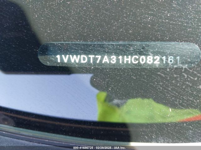 1VWDT7A31HC082161 Volkswagen Passat 1.8t R-line