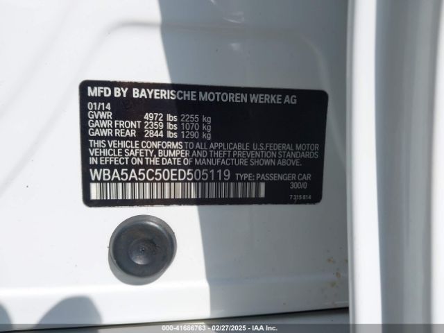 WBA5A5C50ED505119 BMW 5 Series 528i