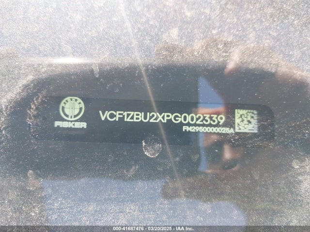 Fisker Ocean One 2023 VCF1ZBU2XPG002339 Image 9