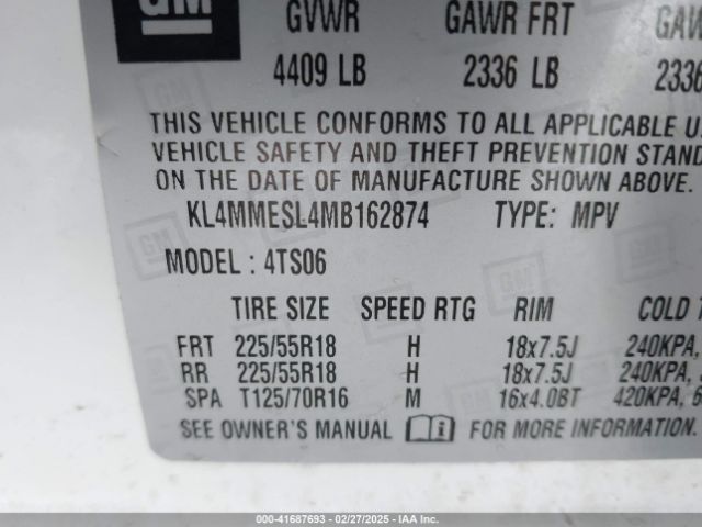 2021 BUICK ENCORE GX KL4MMESL4MB162874 Photo 8