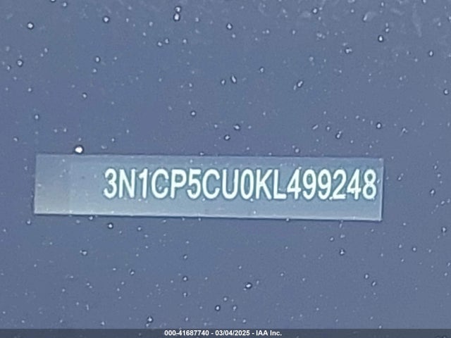 3N1CP5CU0KL499248 Nissan KICKS SV
