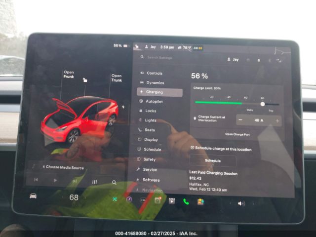 7SAYGDEE2PF765395 Tesla Model Y Awd/long Range Dual Motor All-wheel Drive