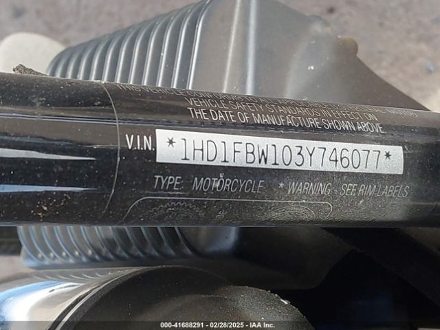 2003 HARLEY-DAVIDSON FLHRI 1HD1FBW103Y746077 Photo 9
