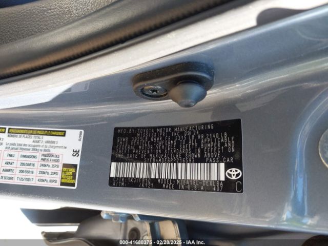 5YFB4MDE6RP216593 Toyota COROLLA LE