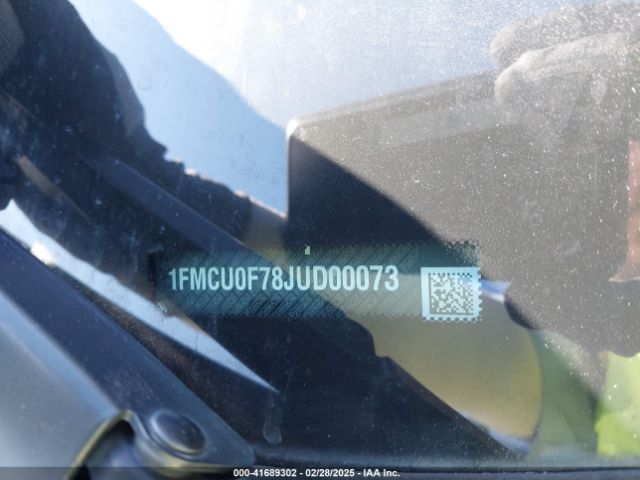 1FMCU0F78JUD00073 Ford ESCAPE S