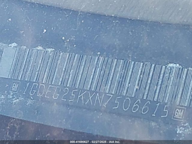 1992 GMC RALLY WAGON / VAN 1GDEG25KXN7506615 Photo 8