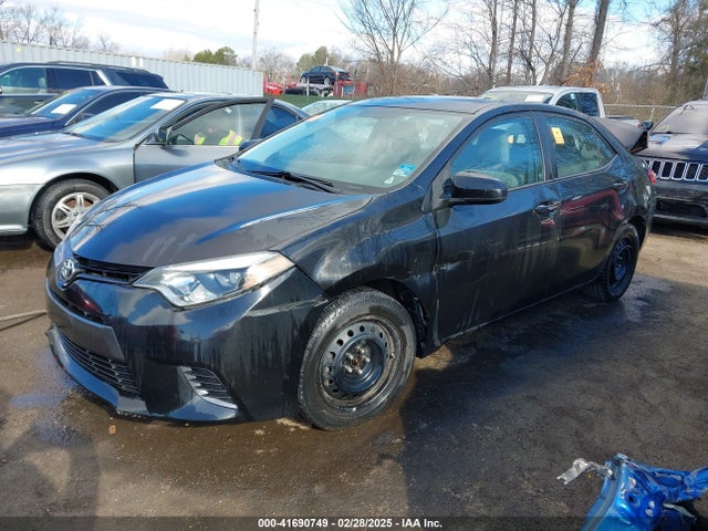 2T1BURHE8GC713133 Toyota COROLLA LE