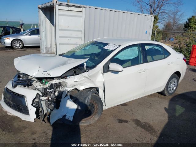 5YFBPRHE0GP372561 Toyota Corolla Le Eco
