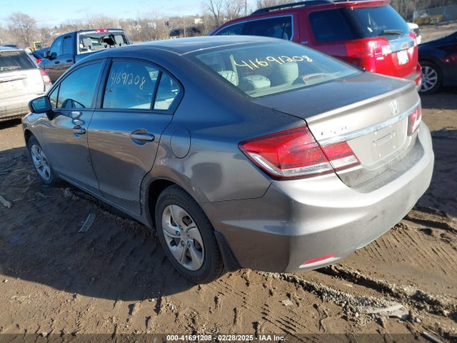 Honda Civic Lx 2014 2HGFB2F58EH502228 Image 3