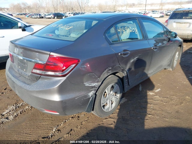 Honda Civic Lx 2014 2HGFB2F58EH502228 Image 4