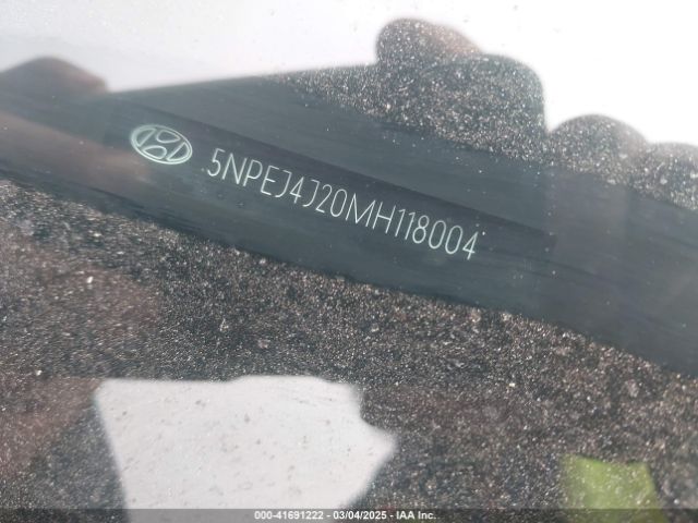 5NPEJ4J20MH118004 Hyundai Sonata Sel Plus